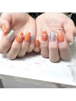 エリー(ellie)/キャンペーン オレンジネイル