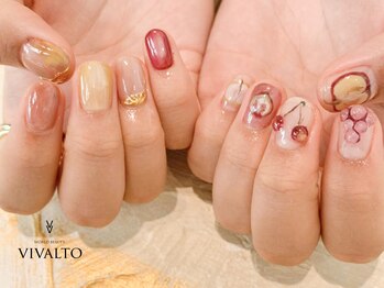 ワールド ビューティ ヴィヴァルト 宝塚店(WORLD BEAUTY VIVALTO)/秋ネイル/フルーツネイル