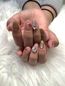 ジューシーネイルオオハシテン 大橋店(Juicynail)/ツイードネイル