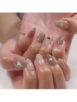 ネイルサロンオーパス(OPUS)/ゆるっとスヌーピーネイル