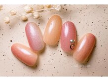 ネイルクローネ(nail crone)/ふんわりピンクネイル