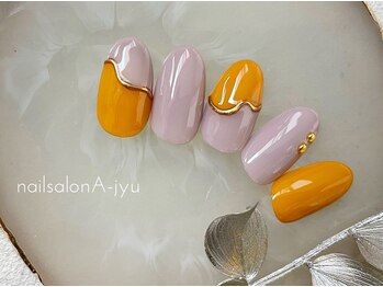 ネイルサロン アージュ(Nail Salon A jyu)/うにょうにょネイル