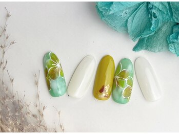 ネイルサロン&スクール ジーナ(GINA)/フラワーネイル