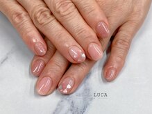 ネイルアトリエルカ(nail atelier LUCA)/M-340 大人可愛いハートネイル