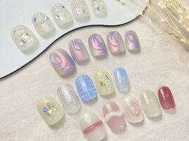 カラフルニュアンスNail