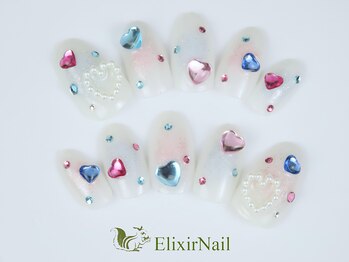 エリクサーネイル 新橋(Elixir Nail)の写真/ずっとオフ無料!!【定額カジュアル系400種以上★デザイン色々¥8980】爪にお悩みを持つ方必見!