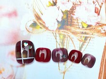 ニコ(nico)/12月フット【親指アート】