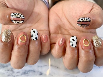 パールビューティーラッシュアンドネイル(Pearl Beauty Lash nail)/ニュアンスネイル