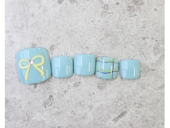 ネイルルーム エルナ(nail room ELNA)/フット定額デザイン￥8000