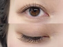 くるんと上向き♪サッと簡単に束感が作れるまつげパーマ＊