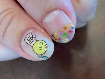 ネイル アトリエ コモード(nail atelier Comodo)/推し活ネイル [ゆずキャラ]