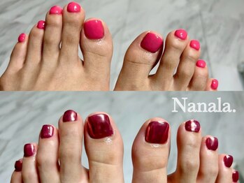 ナナラ(Nanala.)の写真/【6,7,8月限定クーポン♪】フットワンカラー￥4,000→￥3,900