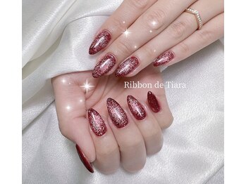 リボン ド ティアラ(Ribbon de Tiara)/マグネットネイル☆