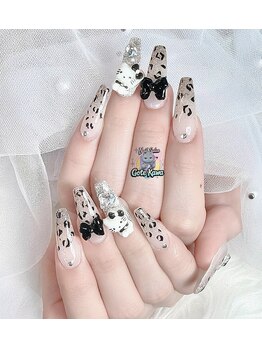 ゴテかわ(GOTE KAWA)/ヒョウ柄、フィルイン