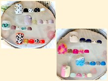 ロビン ネイル(ROBIN NAIL)/フットとハンドお揃いアート☆