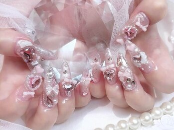 プティネイル 池袋(Puty Nail)/キラキラ☆ピンクネイル