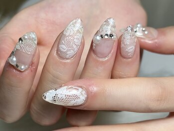 サリーネイルラボ(Sully Nail Lab)/クリアレースネイル