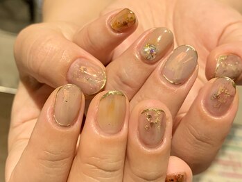ネイルズ ララ(nails Lala)/透け感。