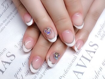 プロフェッショナル ネイルサロン ラヴィアス(LAVIAS)/【ジェル】フレンチ