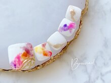 ネイルアンドアイラッシュ ボネール 銀座店(lash Bounail)/ミラー　ニュアンス　フット