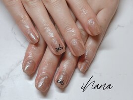 simpleオフィス＊リボンネイル