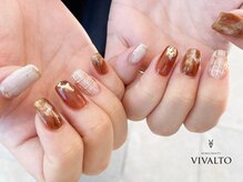 ワールド ビューティ ヴィヴァルト 宝塚店(WORLD BEAUTY VIVALTO)/ニュアンス/秋ネイル