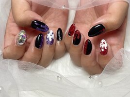 ハロウィンネイル