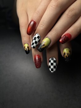 骨色ちゃんねる/カーレースイメージの攻デザイン