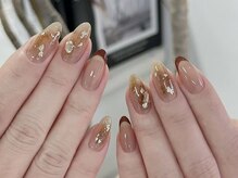 モナサロン(Mona salon)/秋冬フレンチべっ甲ネイル