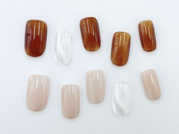 ネイルサロンクイール 宇都宮店(NAIL SALON QUILL)/ワンカラー×ラインネイル