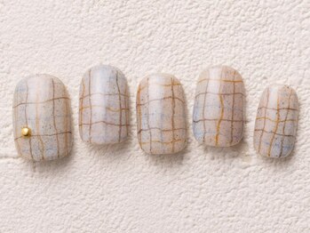 アイネイルズ 渋谷店(I nails)/冬チェックネイル