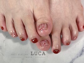 M-884 大人可愛いツイードネイル