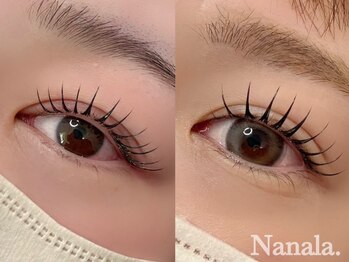 ナナラ(Nanala.)の写真/【エクパーマ導入サロン★LEDマツエクも有】下がりまつ毛の方、仕上がりを長持ちさせたい方、質重視の方に!