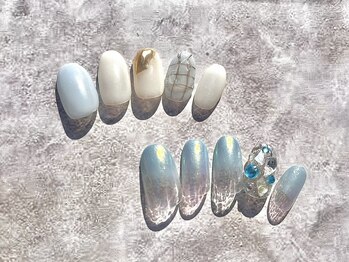 キュアバイアニーアンドジーノ(Qa by Annie&Gino)の写真/【選べる定額¥5700～】シンプルで上品なネイル♪自爪を削らないパラジェルが大好評！色変更も可能◎