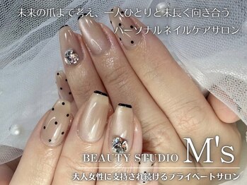 エムズ(M's)/ドット×先端細ライン