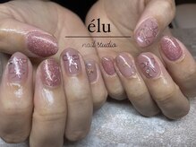 エル(elu)/パラジェル　リボンネイル