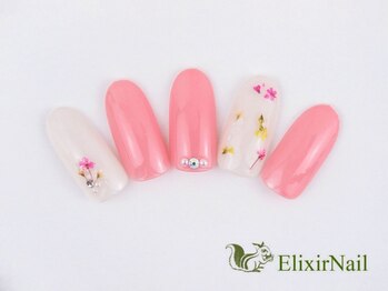 エリクサーネイル 五反田(Elixir Nail)/定額a シンプル/クーポン使用