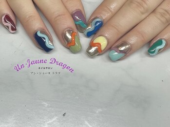 アン ジョーヌドラゴ/【自爪ネイル】ぷっくりネイル