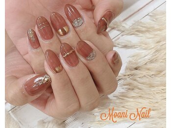 モアニネイル 岡山駅前(Moani Nail)/ブラウンネイル