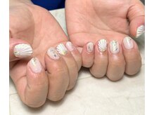 ネイル クレアーレ(Nail creAre)/ホワイトマーメイドネイル
