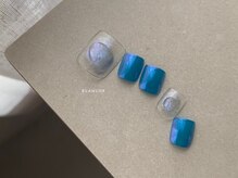 ネイルサロン ブランロール 三軒茶屋店(Blanl'or)/クリアブルーネイル