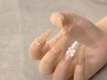 ≪スカルプ長さ出し定額≫ワンホンネイル定額！キラキラ☆ガーリー♪