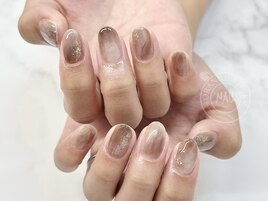 カフェオレ/カフェラテネイル