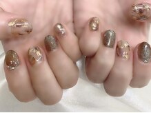 アカツキネイル(Akatsuki Nail)/ブラウン　ニュアンス