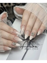 オーラネイル(Aura Nail)/上品ミルクグラデ