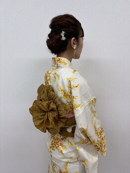 ミカヅキ 赤坂/浴衣着付け&ヘアセット！