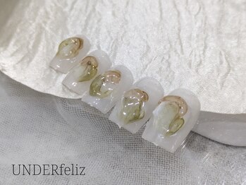 アンダーフェリス(UNDER feliz)/【人気のニュアンスアシメ】定額