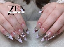 ゼン ネイル デザイン 池袋(ZEN NAIL DESIGN)/長さだしやり放題×つけ放題