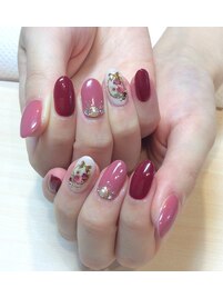 ～秋こっくりカラーネイル～