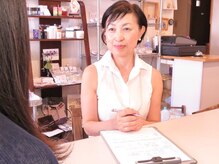 アロマリラクゼーションサロン ゆきわり草/来店時、丁寧にカウンセリング♪